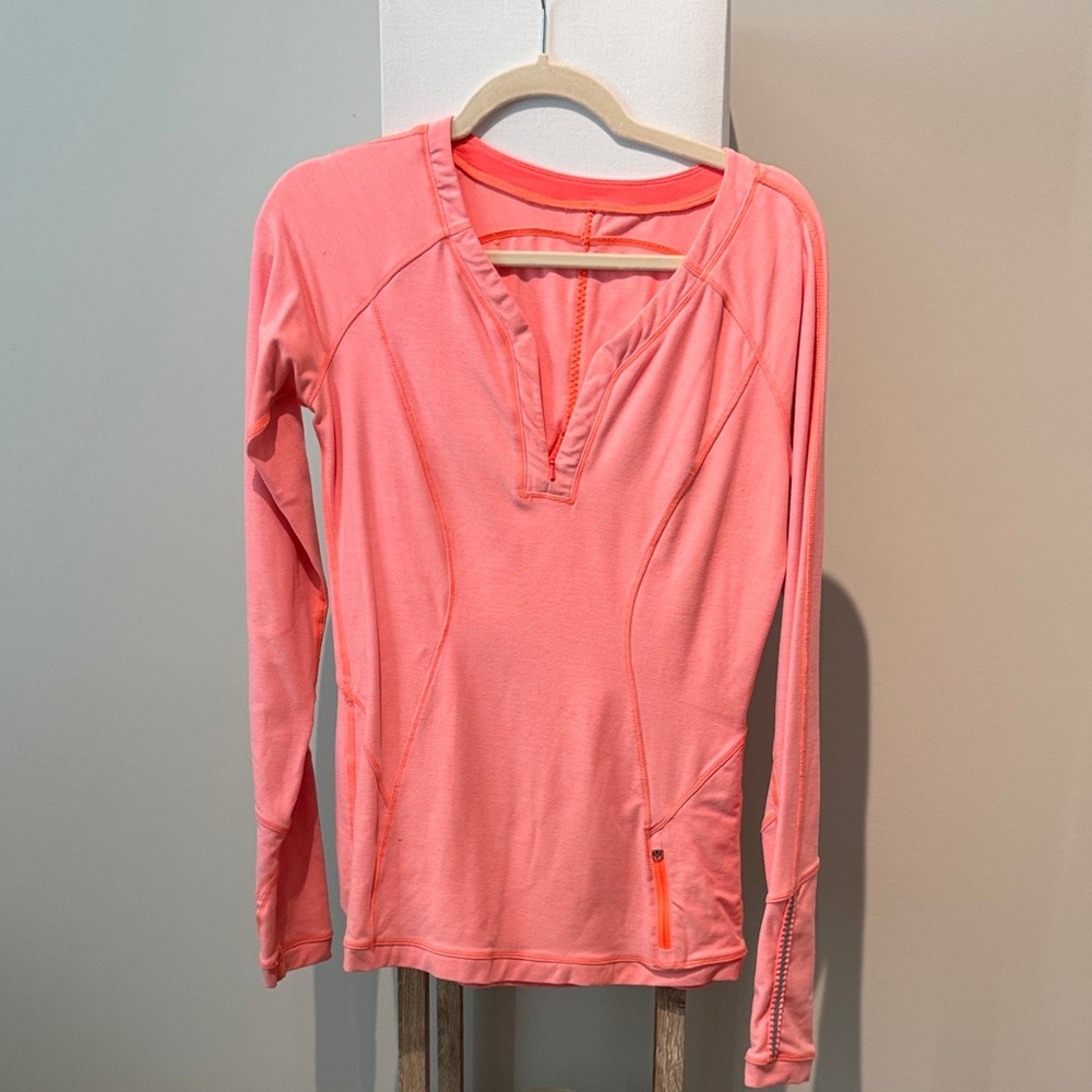 lululemon athletica Coral Long Sleeve Top